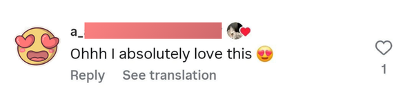 Social media comment 3