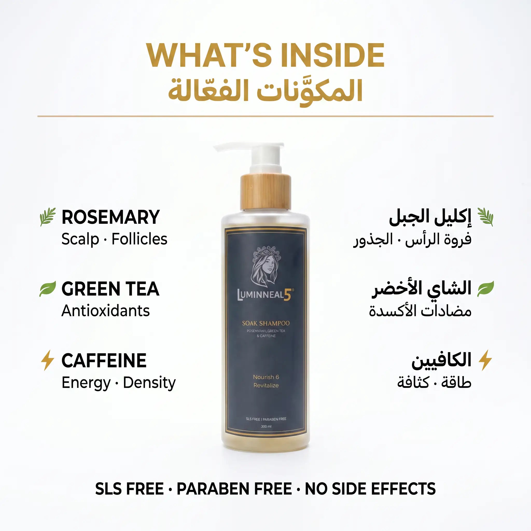 Luminneal5® Soak Shampoo